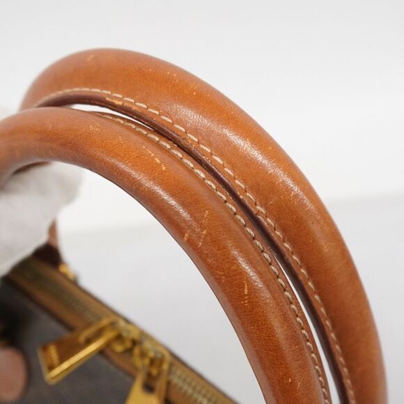 Celine Handbag Macadam PVC Brown Gold Hardware Women - Picture 9 of 10